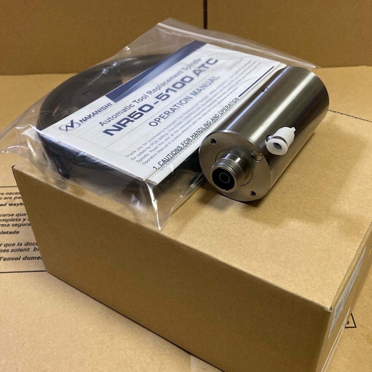 NEW】NSK Nakanishi Automatic Tool Replacement Spindle NR50-5100