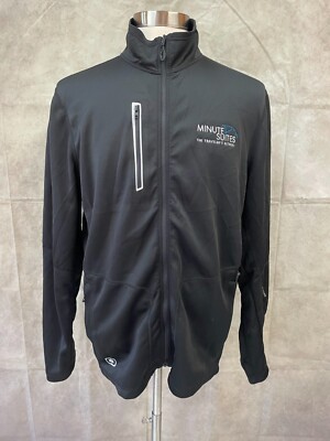 Ogio Endurance Men's Black Zipper Front Track Active Jacket Size L Large