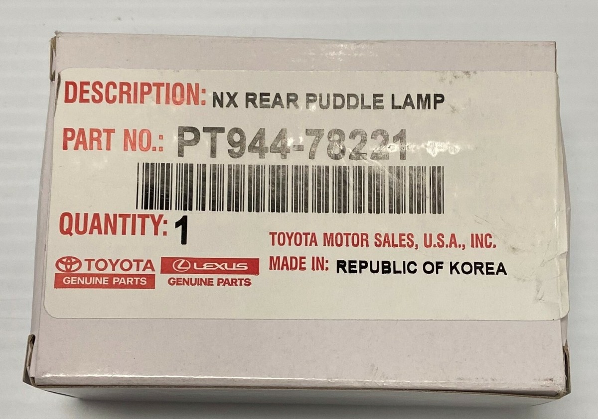 お客様品です LEXUS OEM REAR PUDDLE LAMP 2022 - 2025 NX350 NX350H NX450H NX250