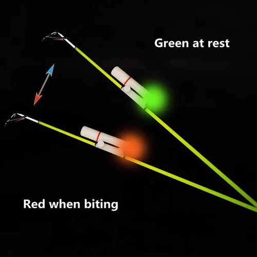 Color Changing Fishing Rod Tip Alert LED Induction Bite Alarm Light Accessories - Picture 11 of 15