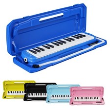 32 Key Pianica Melodica Blow Organ Harmonica z futerałem Ściereczka do czyszczenia