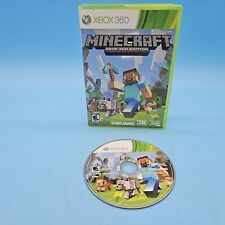 Minecraft Xbox 360 Edition Microsoft Xbox 360 2013 No Manual Tested Works.