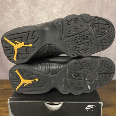 ナイキ エアジョーダン9 ユニバーシティゴールド　27.5㎝ Jordan 9 Retro 'Dark Charcoal Black University Gold' Size