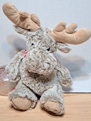 Dollibu Bar Harbor Maine Moose Plush Stuffed Animal 2018 Souvenir 9'' Grey