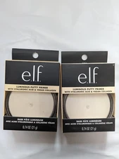 2 pack e.l.f. Luminous Putty Primer Universal Glow 85910 New In Box 0.74oz