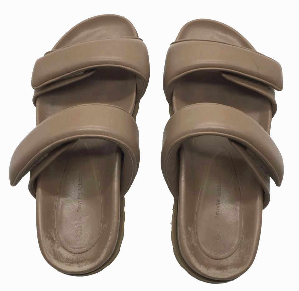 $445 Gia Borghini x Pernille Teisbaek Women Brown Slide