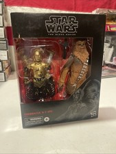 Hasbro Star Wars The Black Series 6 C3po & Chewbacca Action Figures E8440