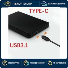 2.5" SATA SSD HDD Enclosure USB 3.1 Type-C External Hard Drive Case
