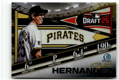 2025 Topps Bowman Chrome MLB No. BDN-5 Seth Hernandez