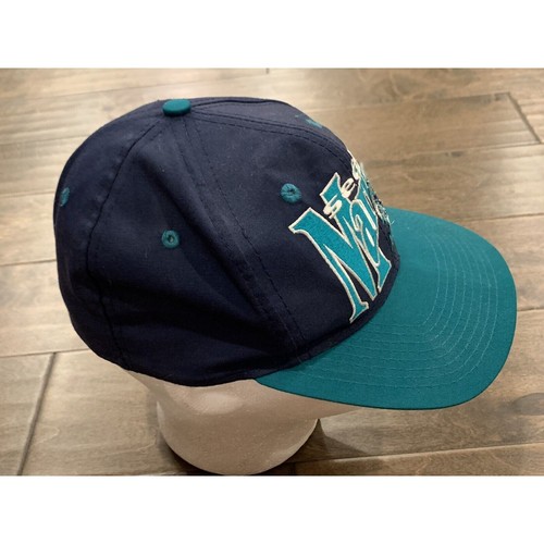 Vtg 90s The Game Mens MLB Seattle Mariners Embroidered Fitted Hat Size 7 1/8 Cap - Picture 5 of 10