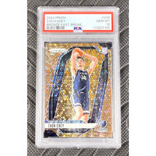 2024 Panini Prizm Zach Edey #249 Rookie Bronze Fast Break SSP /20 PSA 10 Pop 2