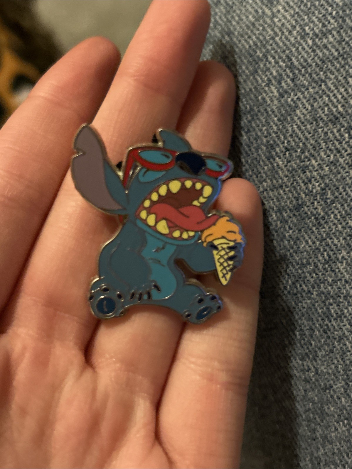 Stitch Naughty pin, originally released in 2005 as a Limited Edition of 500