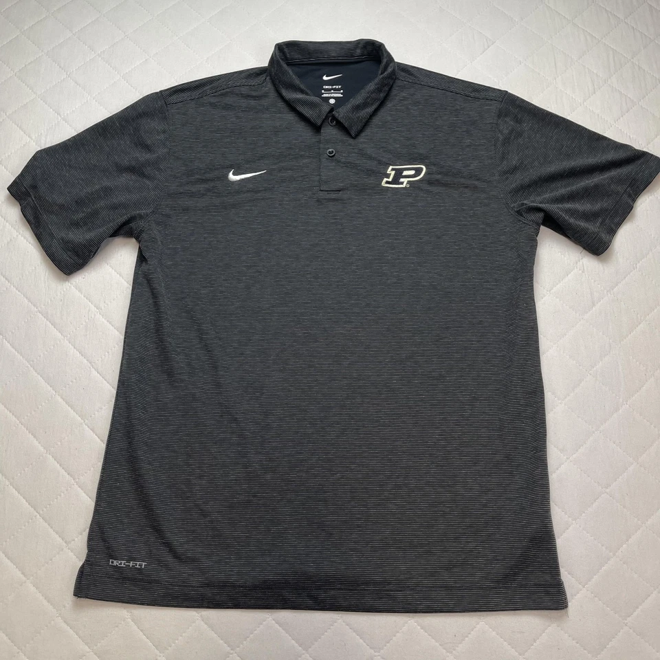 Purdue Boilermakers Shirt Mens Medium Polo Lot 2 Pack NCAA Nike Columbia Golf - Image 2 of 4