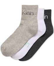 Calvin Klein Cushion Ankle Socks 3 Pairs One Size