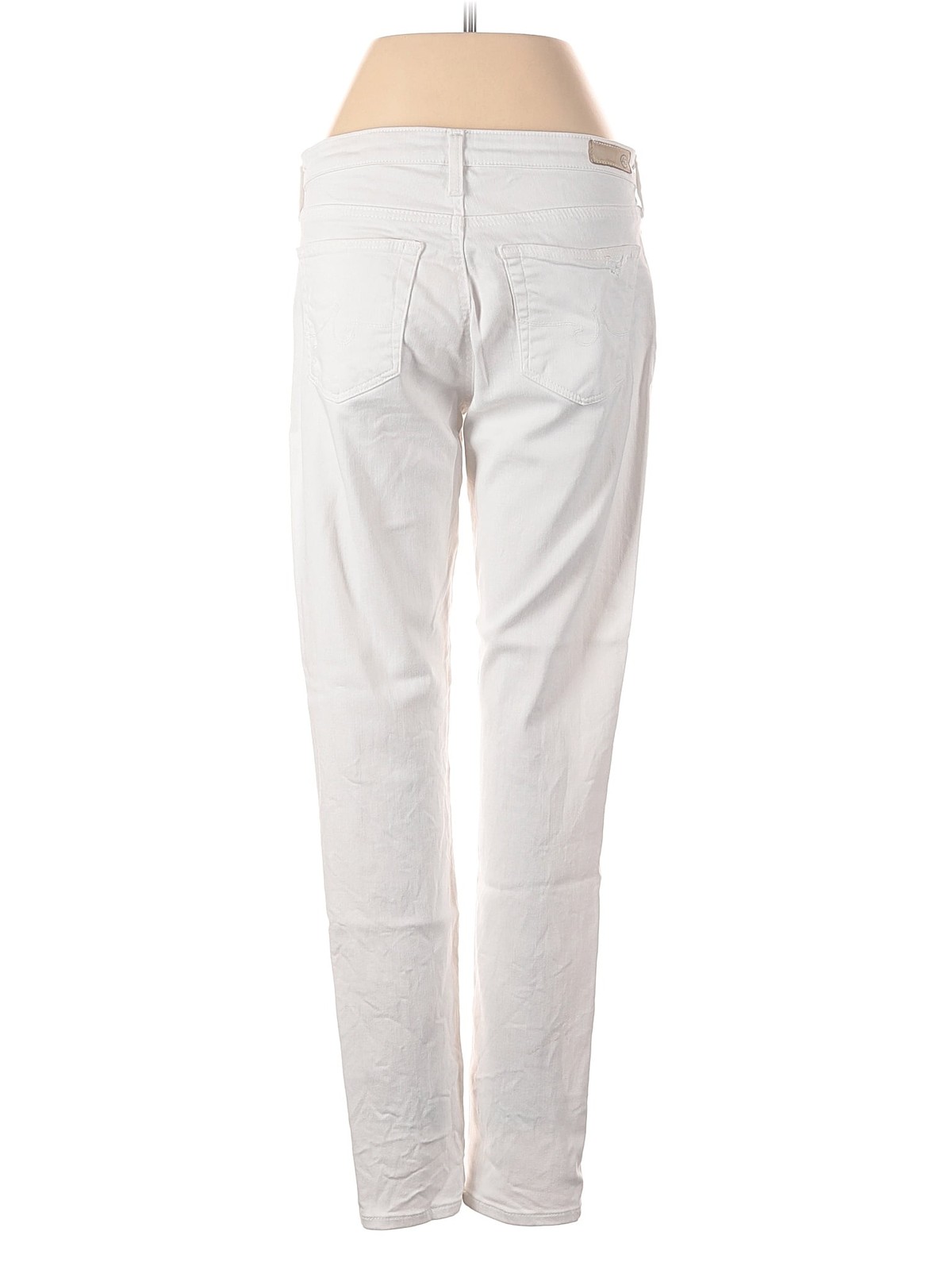 Adriano Goldschmied Women White Jeans 28W thumbnail 2