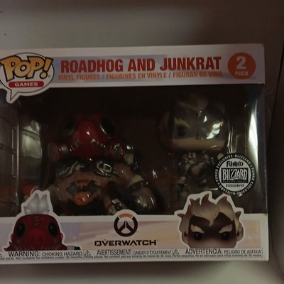 Funko Pop! Games Overwatch Roadhog & Junkrat 2-Pack Vinyl Figures 2018