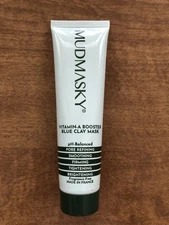 Mudmasky Vitamin A Booster Blue Clay Mask 2 oz 60ml Full size ~ Brand New!! 💙