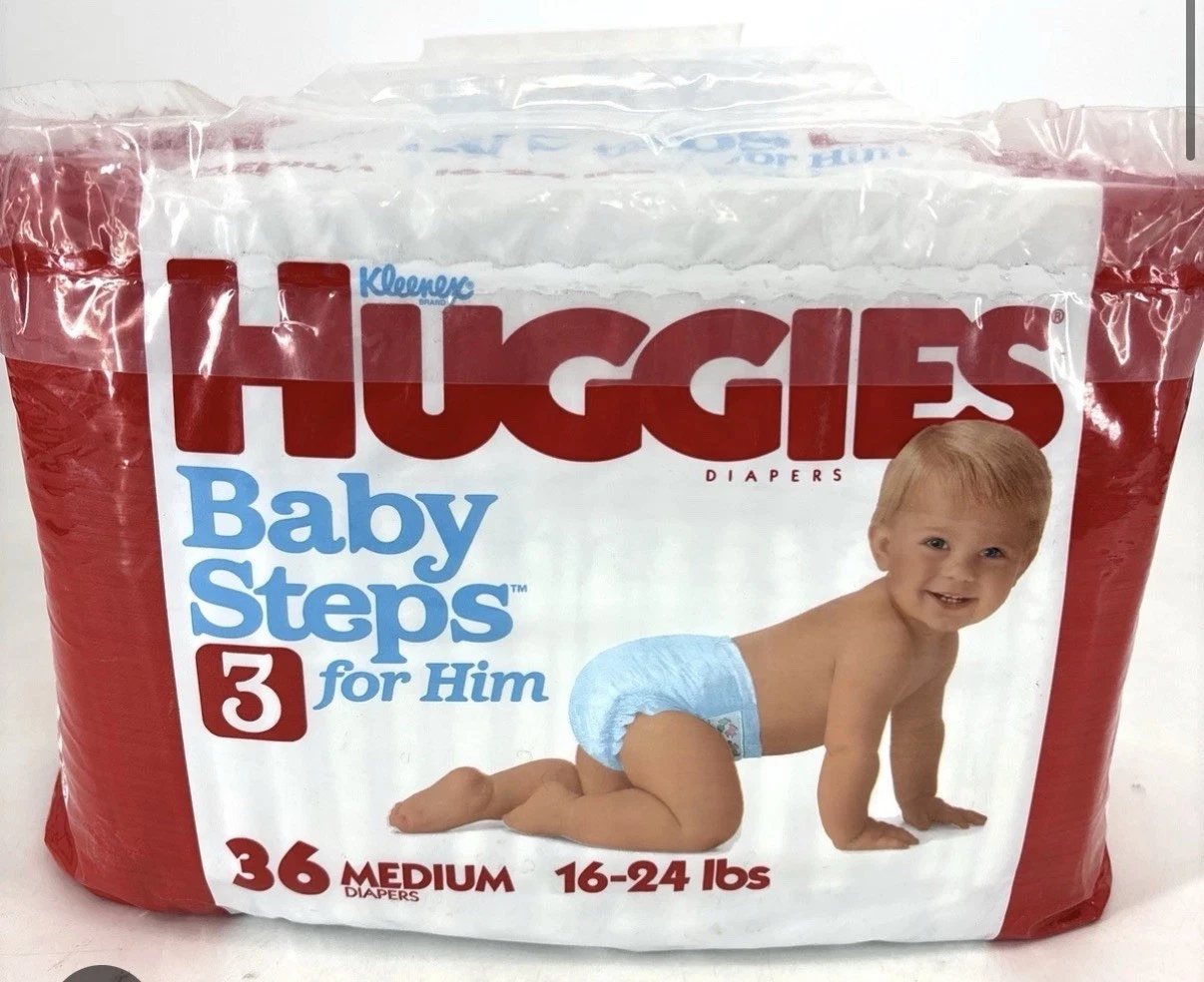 Vintage Plastic Huggies Boys Diapers 1985
Opens in a new window or tab