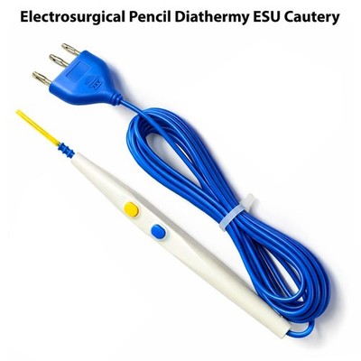 Diathermy ESU Cautery Pencil  Electrosurgical Pencil with Blade Finger Switch 