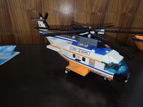 3 SETS Lego 7738, 7739, 7737 INCOMPLETE  City Coast Guard Helicopter,Ship& SUV🕵