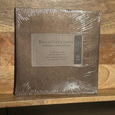 Recollections 6 1/2 Square Envelopes 10 Count Brown Glitter Sparkle Crafting