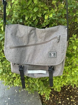 Oiwas Crossbody / Shoulder Laptop Messenger Bag Grey Unisex