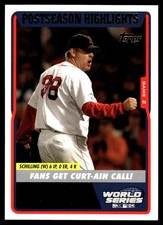 Fans Get Curt-ain Call! 2005 Topps #352 Red Sox MLB READ FREE SHIP AutographDen