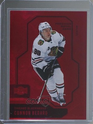 2024-25 Skybox Metal Universe PMG Red 8/100 Connor Bedard #28 1tp6