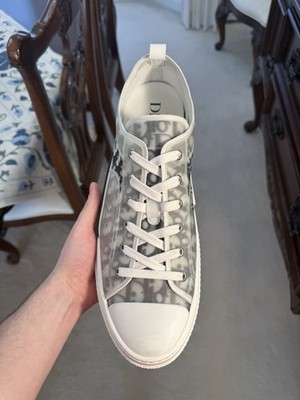 Size 15 - Dior B23 Low Top Logo Oblique White | eBay