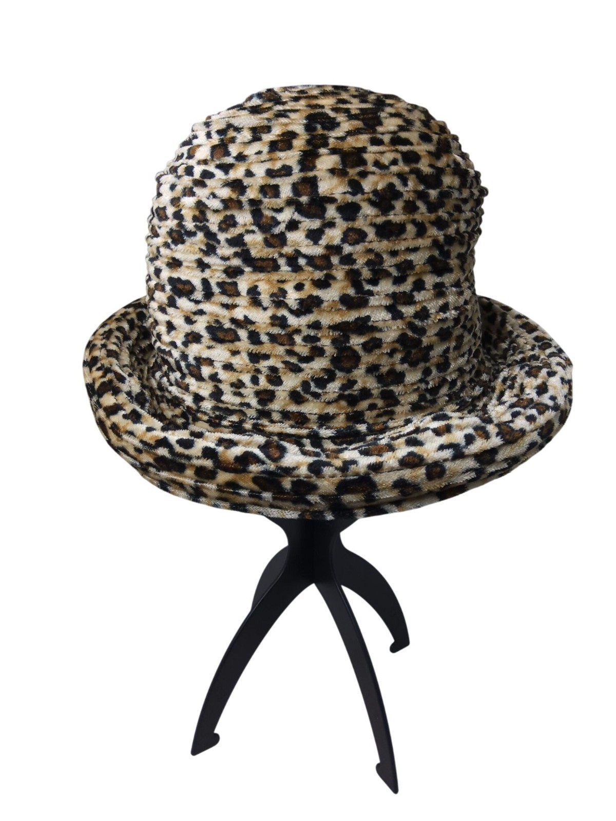Womens Leopard Pattern 100% Polyester Roll-up Bri… - image 3