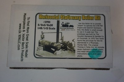 O/On3/On30 1/48 1/43 Horizontal Stationary Boiler Kit (1333)