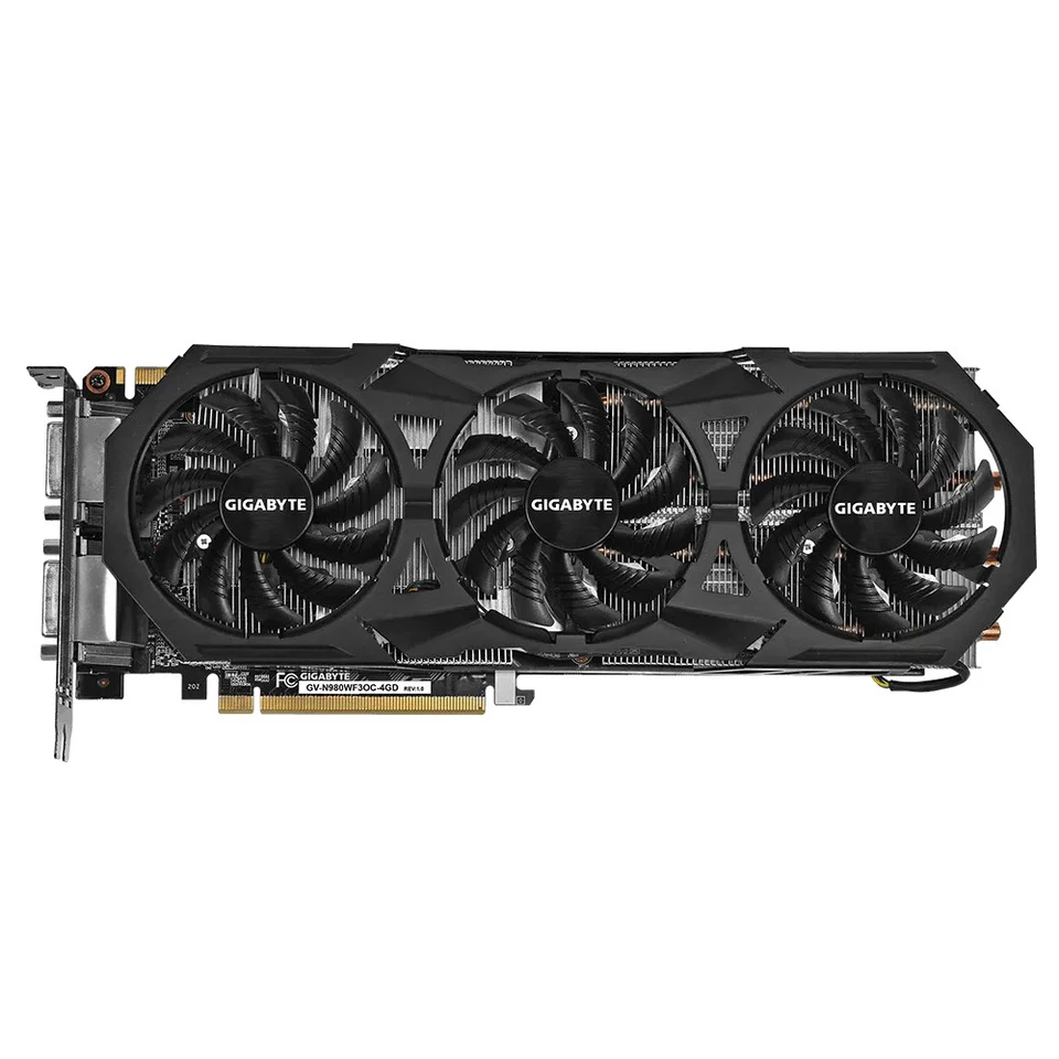GIGABYTE GeForce GTX 980 WINDFORCE 3X OC EDITION 4GB 256-Bit GDDR5 Graphics Card - image 2 of 4