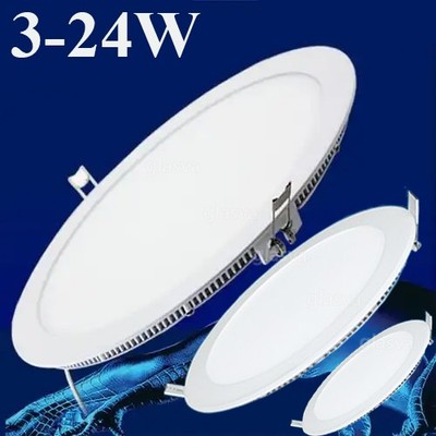 Recessed LED Panel Light Ceiling Down Lights Lamp 6W 9W 12W 15W 18W 24W
