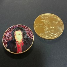 Michael Jackson Coin Set 2 Gold-plated Medals 4