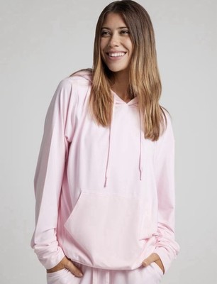 Comfrt AllDay Jersey Hoodie Womens Medium Cherry Blossom Limited Edition NWOT