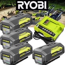 8.0Ah Battery 40 Volt for Ryobi 40V Lithium OP40602 Battery with LED /Charger
