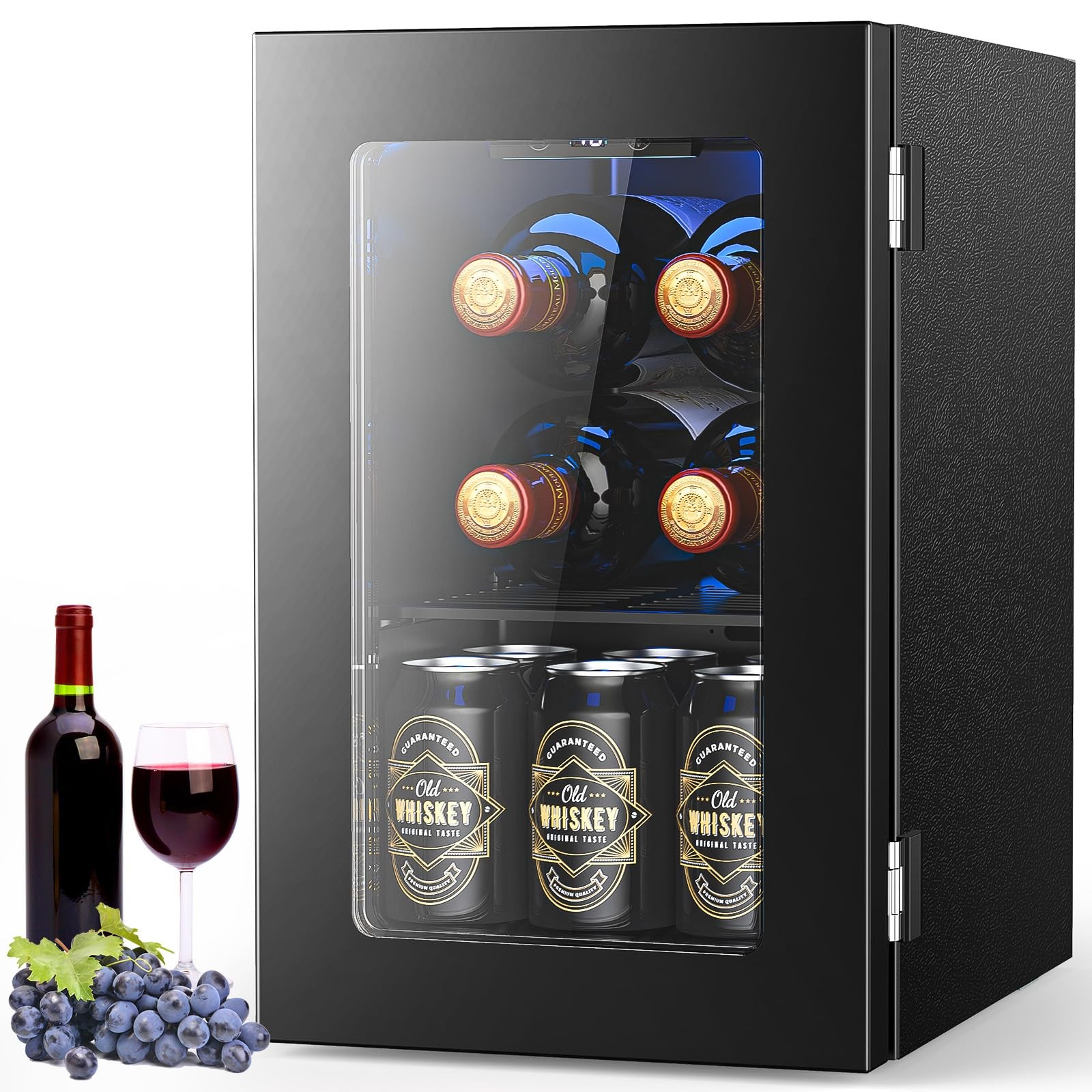 Wine Fridge Freestanding Counter-top, 24 Cans Wine Cellar Dr