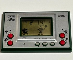 Nintendo Game & Watch Judge Green Console Tested Working w/Battery Japan