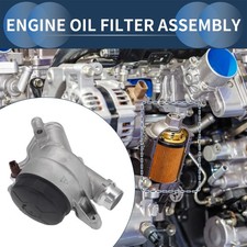 Conjunto de carcasa de base de filtro de aceite de motor con sensores Nº11428637812 para BMW 128i