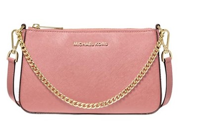 Michael Kors Jet Set Travel Medium Purse Crossbody Bag  Color-PrimRose