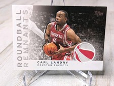 2009-10 Topps #RR-CL Carl Landry Roundball Remnants Relic Card Houston Rockets