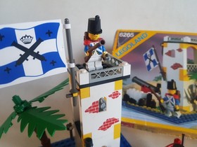 LEGO 6265 Sabre Island complete incl box & instructions 1989 Governor's Bastion