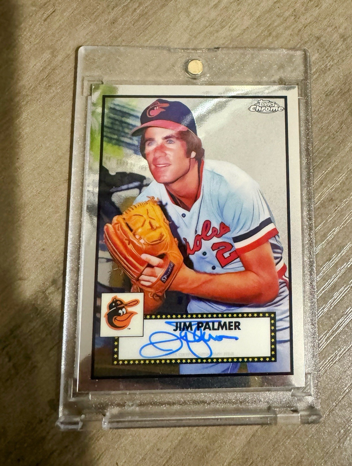 2021 Topps Chrome Platinum Anniversary - Autographs Jim Palmer #PA-JP (AU)
