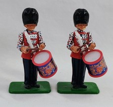Britains England Metal Toy Soldier Lot Scots Guards Drummer Boy from Set 00214