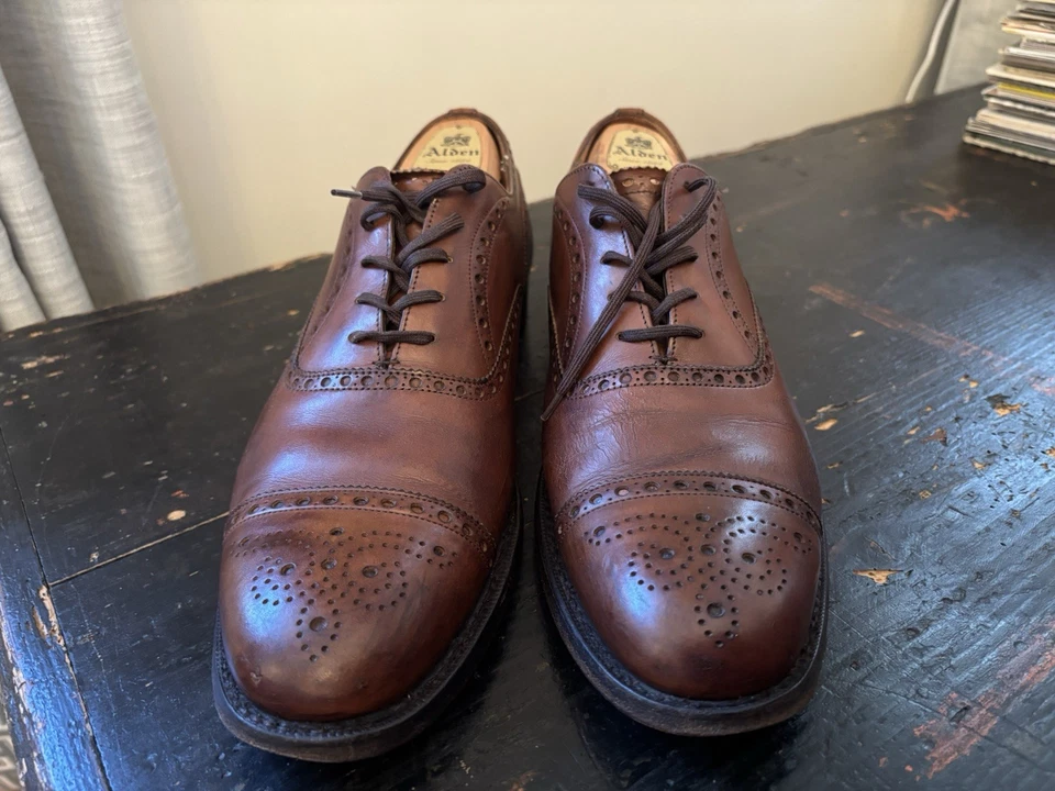 Church's England Diplomat Brogue Cap Toe Oxford Shoes Size 10.5 F UK/11.5 D US - Image 4 of 4
