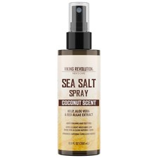Coconut Sea Salt Spray for Hair Men Hair Texturizing Spray with Kelp, Aloe V...