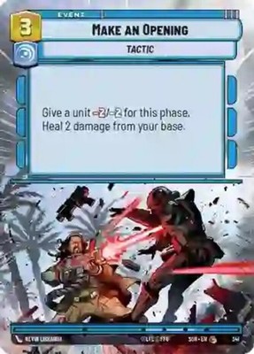 x4 Make An Opening - Hyperspace C Star Wars Spark of Rebellion M/NM