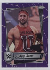 2025 Topps Chrome WWE Purple Refractor Duke Hudson #112 1k0w