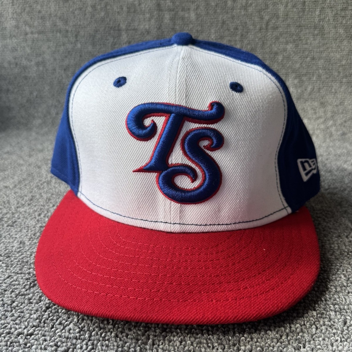 New Era Tulsa Drillers 59FIFTY Fitted Red Blue 7 1 2 Hat