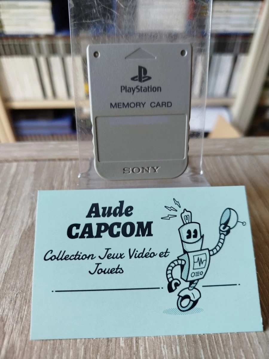 Carte Mémoire Grise Officielle PS1 Sony PlayStation 1 Memory Card